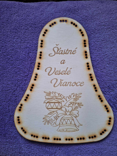 Základ na vrkočový veniec ZVON 29cm č,12