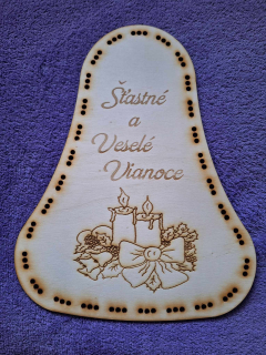 Základ na vrkočový veniec ZVON 29cm č,16