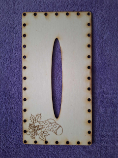 Kapesníkovník s otvorom č.30 - 25x13cm