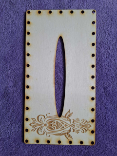 Kapesníkovník s otvorom č.51 - 25x13cm