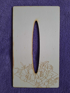 Kapesníkovník s otvorom bez dierok č.60 - 25x13cm