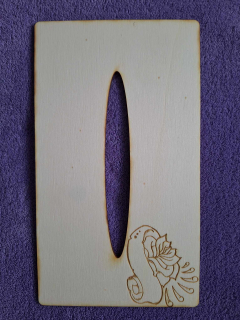 Kapesníkovník s otvorom bez dierok č.63 - 25x13cm