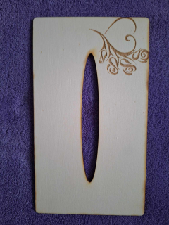 Kapesníkovník s otvorom bez dierok č.65 - 25x13cm