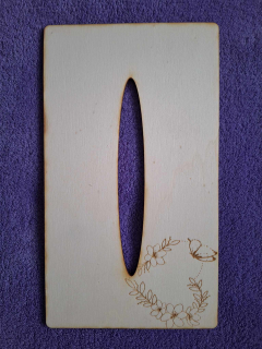 Kapesníkovník s otvorom bez dierok č.69 - 25x13cm
