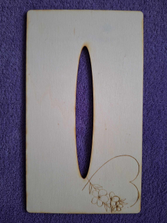Kapesníkovník s otvorom bez dierok č.73 - 25x13cm