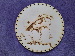 Preglejkové dno gravírované na opletanie 3mm Ø 20cm - Deti
