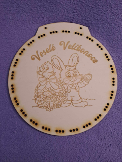 Základ na veľkonočný vrkočový veniec č. 1