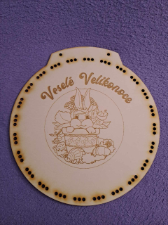 Základ na veľkonočný vrkočový veniec č. 3