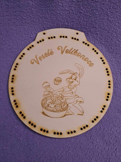 Základ na veľkonočný vrkočový veniec č. 4