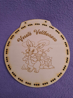 Základ na veľkonočný vrkočový veniec č. 6