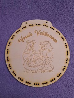 Základ na veľkonočný vrkočový veniec č. 10