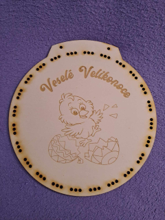 Základ na veľkonočný vrkočový veniec č. 12