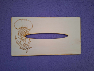 Kapesníkovník s otvorom bez dierok č.75 - 25x13cm