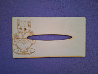 Kapesníkovník s otvorom bez dierok č.76 - 25x13cm