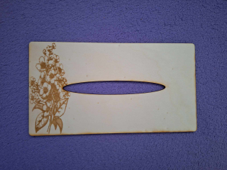 Kapesníkovník s otvorom bez dierok č.79- 25x13cm