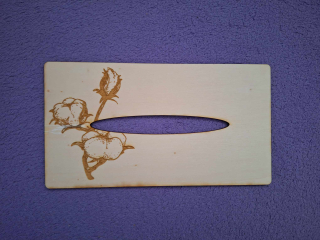 Kapesníkovník s otvorom bez dierok č.83- 25x13cm