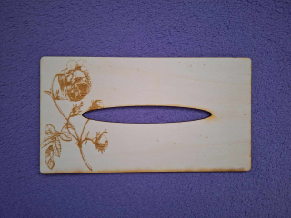 Kapesníkovník s otvorom bez dierok č.85- 25x13cm
