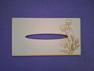 Kapesníkovník s otvorom bez dierok č.87 - 25x13cm