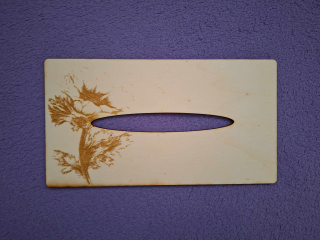 Kapesníkovník s otvorom bez dierok č.88 - 25x13cm