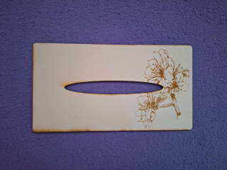 Kapesníkovník s otvorom bez dierok č.89 - 25x13cm