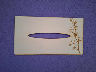 Kapesníkovník s otvorom bez dierok č.90 - 25x13cm