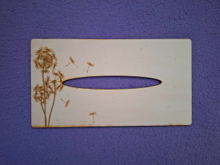 Kapesníkovník s otvorom bez dierok č.92 - 25x13cm