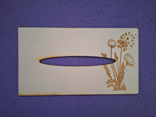 Kapesníkovník s otvorom bez dierok č.93 - 25x13cm