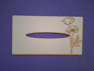 Kapesníkovník s otvorom bez dierok č.94 - 25x13cm