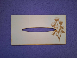 Kapesníkovník s otvorom bez dierok č.95 - 25x13cm