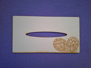 Kapesníkovník s otvorom bez dierok č.98 - 25x13cm