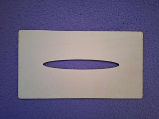 Kapesníkovník s otvorom bez dierok 25x13cm