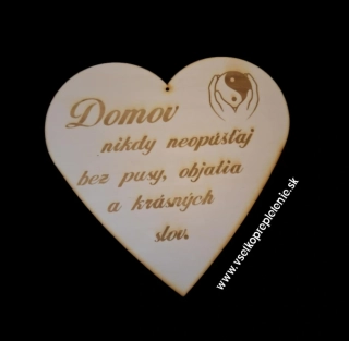Srdce s textom - typ12