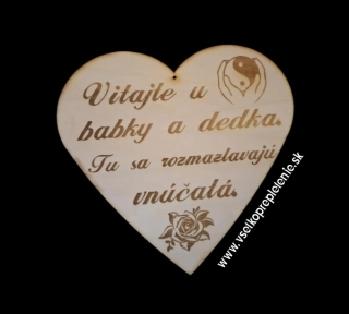 Srdce s textom - typ13
