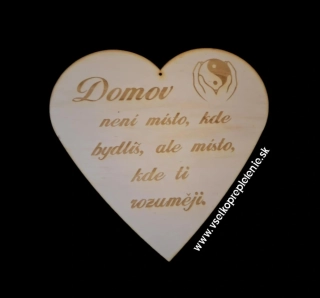 Srdce s textom - typ8 (český text)