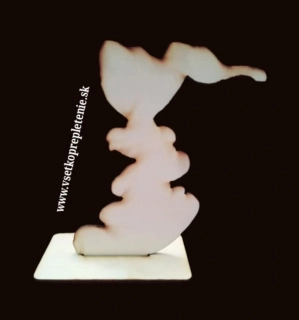 Zajac na podstavci 10cm - typ1