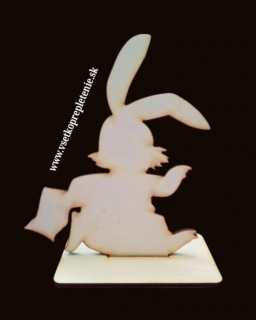 Zajac na podstavci 10cm - typ6