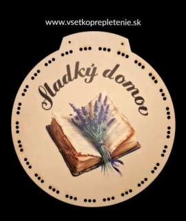 3D vrkočový veniec UV tlač - Sladký domov č.1
