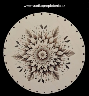3D mandala 20cm UV tlač - č.1