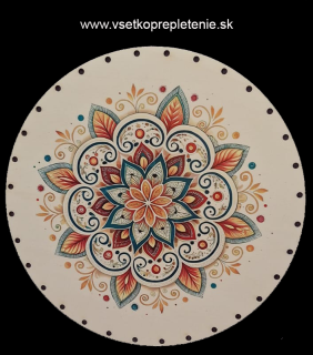 3D mandala 30cm UV tlač - č.2