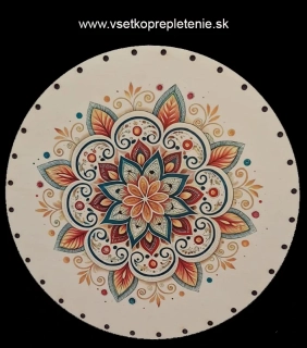 3D mandala 20cm UV tlač - č.2