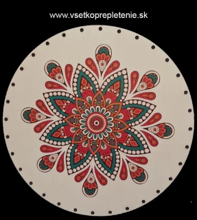 3D mandala 20cm UV tlač - č.3