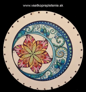 3D mandala 20cm UV tlač - č.4