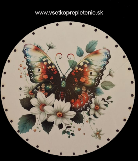 3D Motýľ 30cm UV tlač - č.2