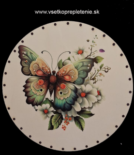 3D Motýľ 30cm UV tlač - č.4