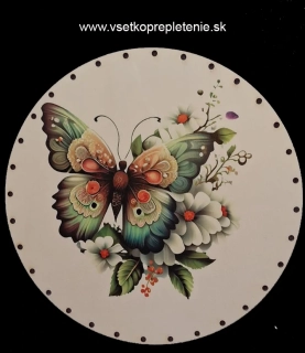 3D Motýľ 24cm UV tlač - č.4