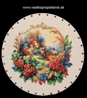 3D vintage 30cm UV tlač - č.3