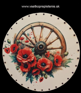 3D vintage 30cm UV tlač - č.6