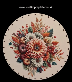 3D Kvety 28cm UV tlač - č.3