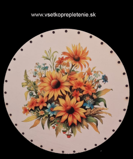 3D Kvety 30cm UV tlač - č.4