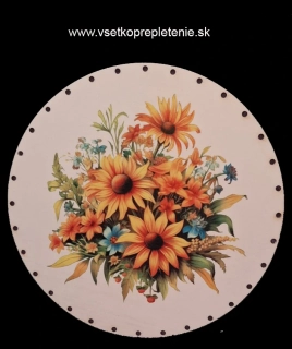3D Kvety 28cm UV tlač - č.4